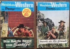 2 WENDEBAND WESTERN / TRAMP GESCHICHTEN Nr 10 und 43 Cover: Hans Albers