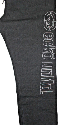 ECKO UNLTD CHARCOAL GREY FLEECE JOGGER SWEATPANTS SZ:4XL 4X NWT