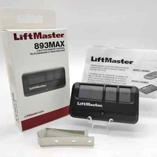 LiftMaster 893MAX 3 Button Visor Remote Control Garage Door Opener