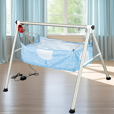 TinyTyke - Automatic Baby Cradle Round Pipe- Fully Foldable Electric Swing