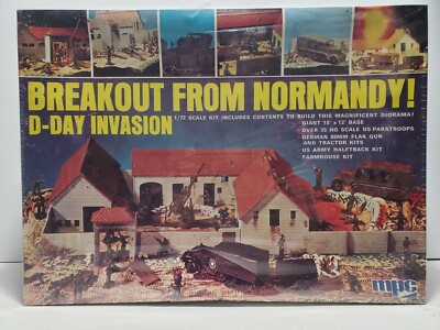 MPC Breakout From Normandy D-DAY Invasion 1:72 Sealed Diorama Set