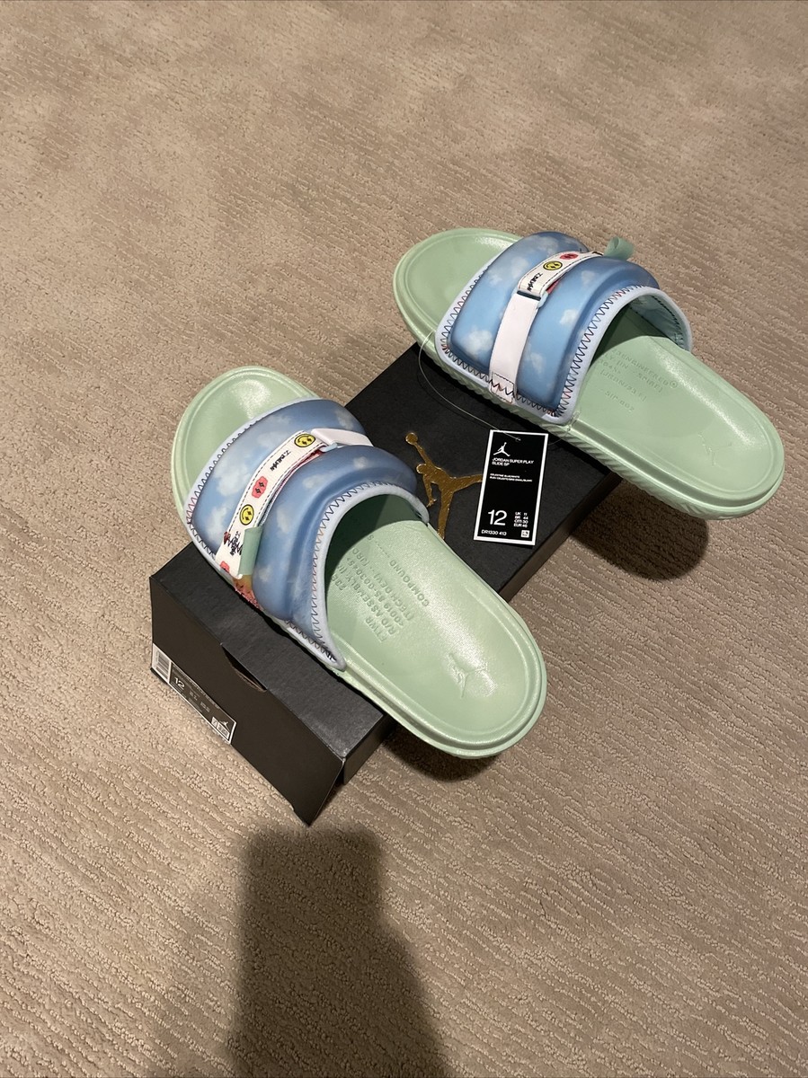 Jordan Super Play Slide J Balvin DR1330-413 Men's Size 12