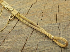 Vintage Kestenmade USA NOS Unused Watch Band Gold Filled Butterfly Clsp Loop End