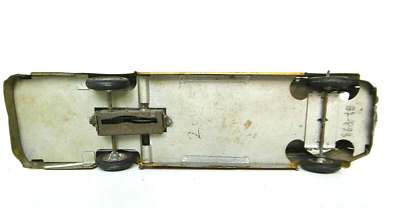 Autocar Renault ADTD Tôle - CIJ - Version 1955 - 23cm - Jouet Ancien