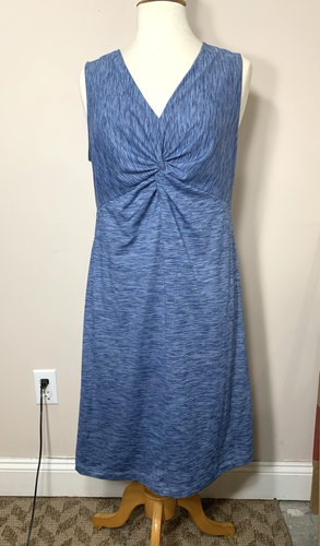 Eddie Bauer Athletic Dress Womens Large Blue Travex Aster Tie the Knot Active - Picture 7 of 10