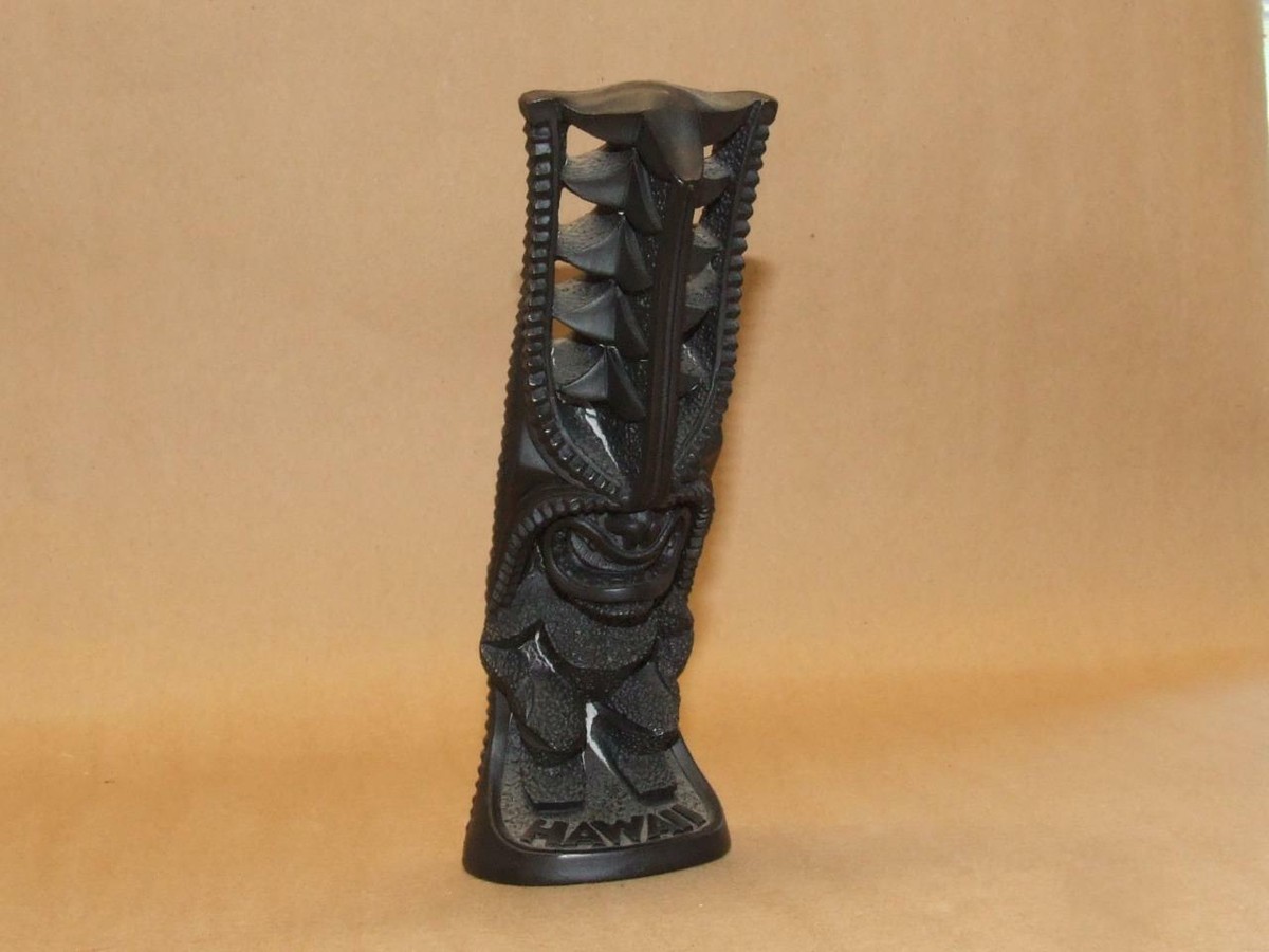 Vintage Hawaiian Tiki LONO God Statue Hawaii Coco Joes 1980 109