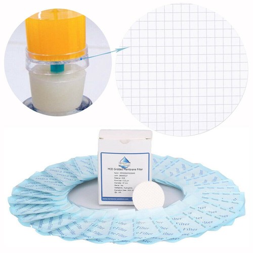Advantec MFS A020H047W Membrane Filter with Pad, Sterile, Grid, 47 mm Diameter