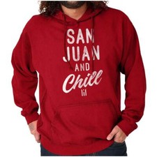 Puerto Rico Vintage Flag San Juan PR Chill Hoodie Hooded Sweatshirt Men Women