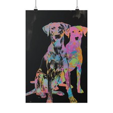 Dog Fine Art Animal Portrait Home Decor Unique Print Poster Gallery Quality Gift