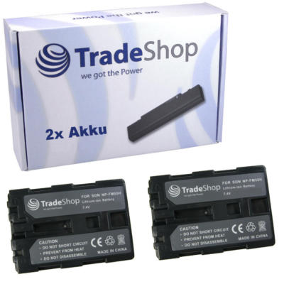 2x AKKU 2000mAh für Sony DCR-TRV280 TRV300K TRV285E TRV325