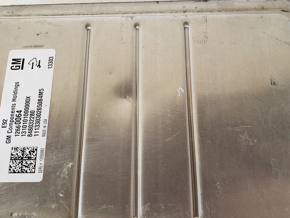 Sierra 1500 12656993 2014-2016 ordenador cerebro motor control ECU ECM EBX módulo Foto 3 de 4