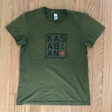 Kasabian Band T Shirt Womens M USA Made American Apparel 2012 Concert Tour Oasis