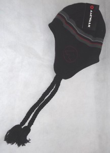 black mens winter hat