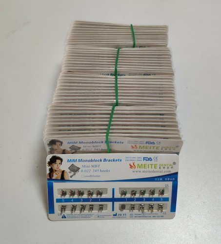 20 Sets Dental Metal Bracket MIM Monoblock Mini MBT 022 345 hooks Mesh Base - 第 9/10 張圖片