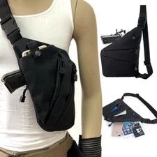 Tactical Sling Chest Bag Concealed Carry Gun Bag EDC Shoulder Crossbody Pack