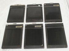 Lot of 6 4x5 Film Holders 5 Graflex and 1 Agfa