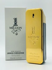 Paco Rabanne One Million Men Cologne Spray 3.4 oz Box As Shown