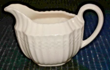 Spode Chelsea Wicker C1890S Porcelain Creamer all white Made in England