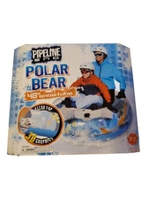 Pipeline Sno 48" Inch Inflated Megablaster Polar Bear Snowtube New in Worn Box!