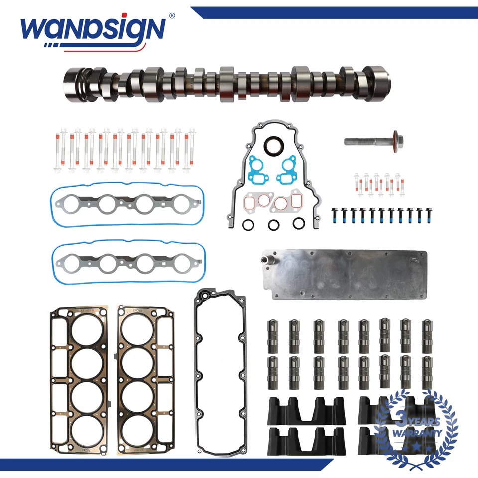 Kit de elevadores e parafusos de junta para 07-13 Chevy GM 5.3 6.0 6.2L NON DOD/AFM - Imagem 2 de 4
