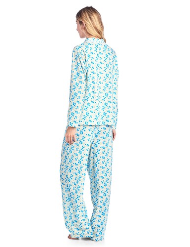 Casual Nights Damen Pyjama Set Langarm Blumen  - Bild 18 von 69