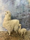 VINTAGE STUFFED ANIMAL ALPACA LLAMA PLUSH TOY