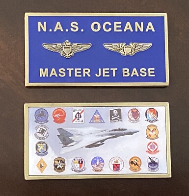 NAS Oceana F-14 Tomcat Challenge Coin (version 3)