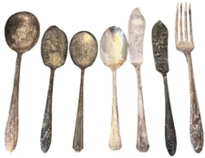 Flatware Set Mixed Tudor Plate Spoon Fish Knife (Set Of 7) Oneida Community