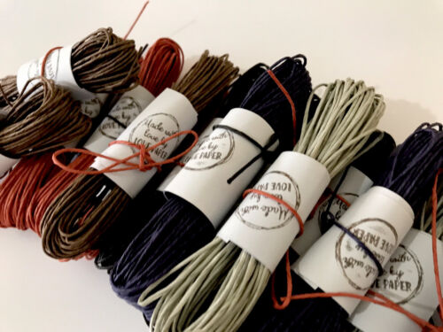 Eco Paper twine string cord Weaving 15 X 10m assorted 150m Crafting Gift Wrap - Picture 13 of 22