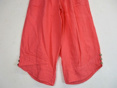 LAGENLOOK100% LINEN CROPPED PANTS IN 9 COLS SIZES :Plus:1(L) Plus 2(XL)Plus3(XXL - Picture 115 of 117