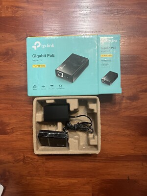 SEALED TP-LINK TL-PoE150S Gigabit PoE Injector Adapter, IEEE 802.3af compliant,