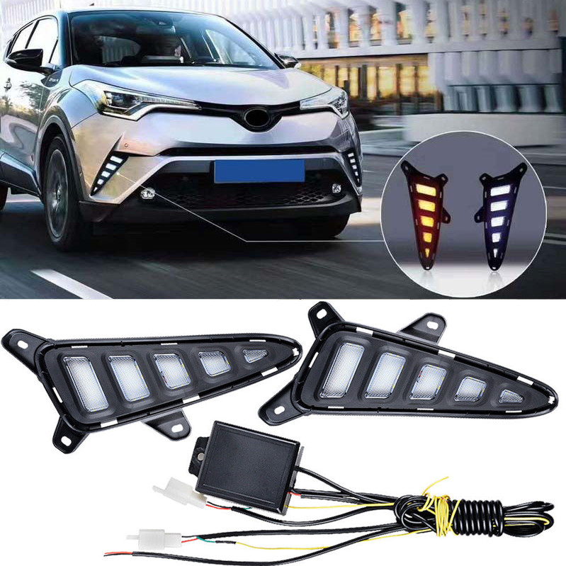 TOYOTA トヨタ　モデリスタ　CH-R デイライトLED For 2017 2018 2019 Toyota C-HR CHR LED DRL Daytime Running