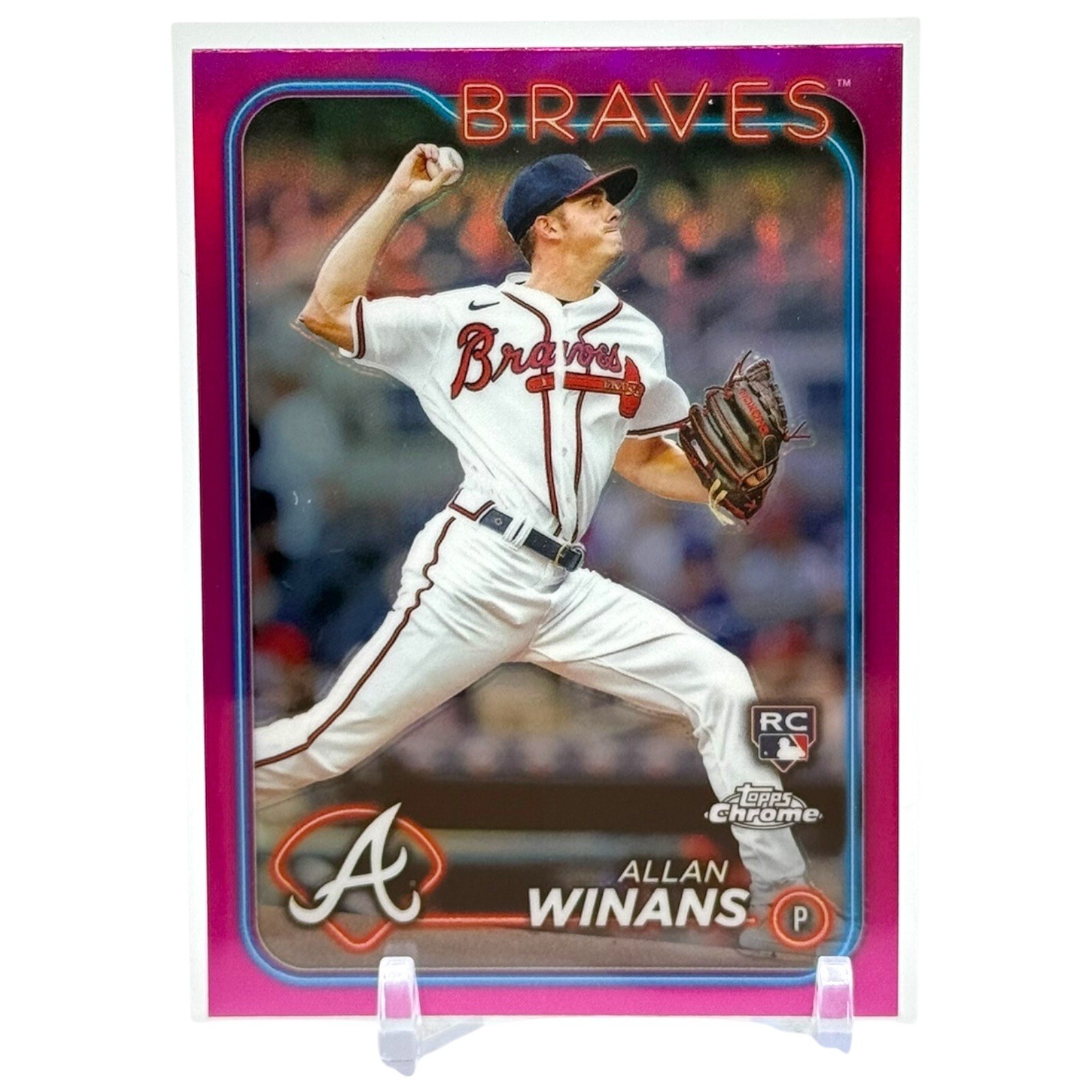 2024 Topps Chrome - Allan Winans #249 Pink Refractor (RC)