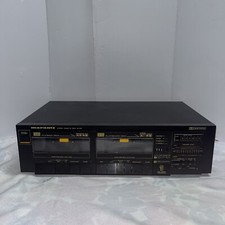Marantz SD155 Stereo Cassette Dual Deck Player Tested READ