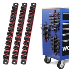 WORKPRO Magnetic Screwdriver Organizer&Wrench Organizer (Tools not Included) NEW