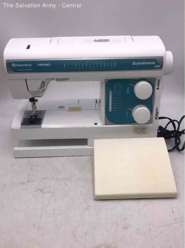 Husqvarna Viking Scandinavia 100 White Electric Household Sewing
