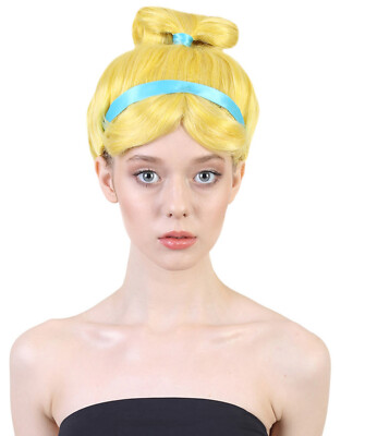 Asche Prinzessin Perücke, Figur Halloween Perücke, Premium Atmungsaktiv Kappe Ohne Kappe