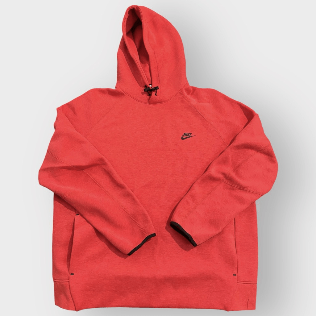 Nike Sportswear Tech Fleece Pullover Light University Red FB8016-672 Mens XXL