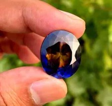 Pitambari Sapphire Bi-Color Oval Cut 8-12 Ct Natural Loose Certified Gemstone