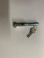 Einzelkugel Glastürschloss mit 2 Schlüsseln