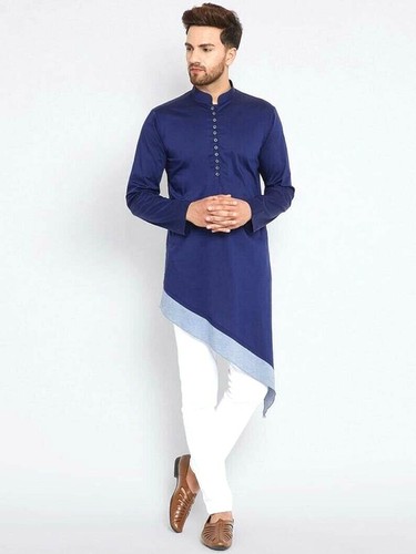 Fashion Shirt Men's Short Kurta Cotton 