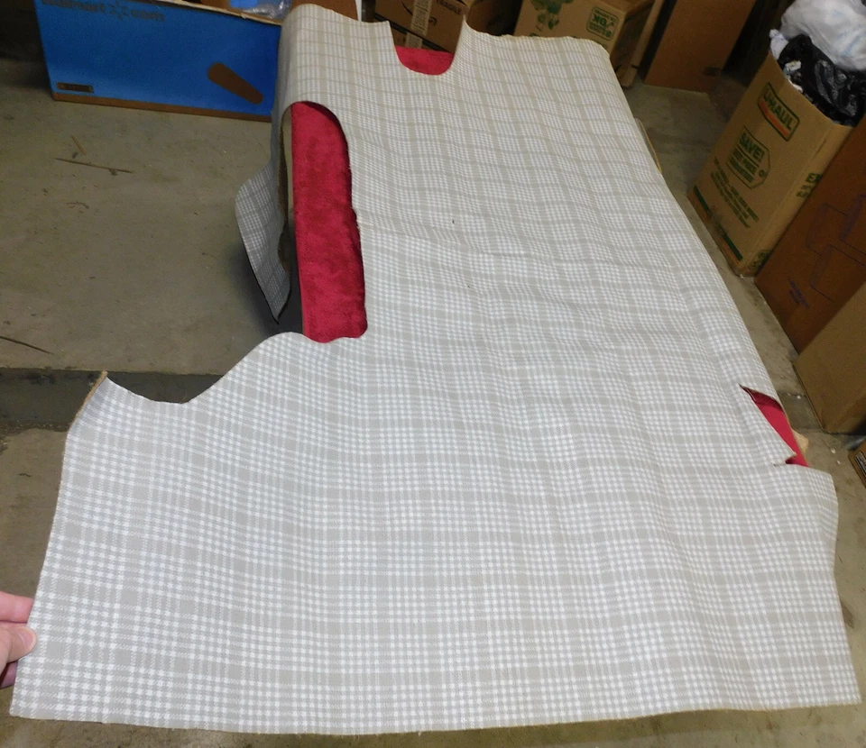 Ford Fairlane 1957 1958 500 Conv Nuevo de Lote Antiguo maletero maletero cubierta alfombrilla Foto 3 de 4