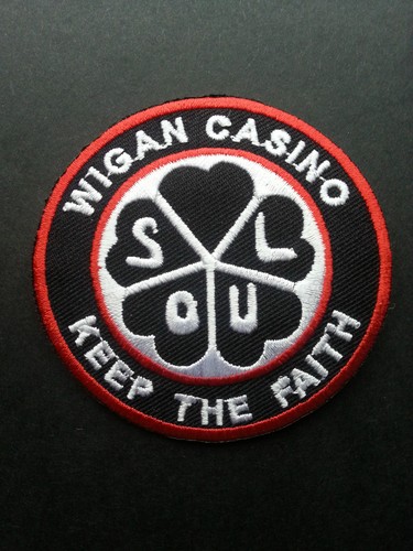 Wigan Casino Heart Of Soul Patch Sew / Iron On Badge Heart Of - Foto 2