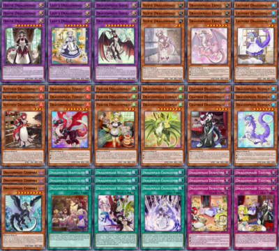 Dragonmaid Deck Core - Battles of Legend: Monster Mayhem - PREORDER 6/13