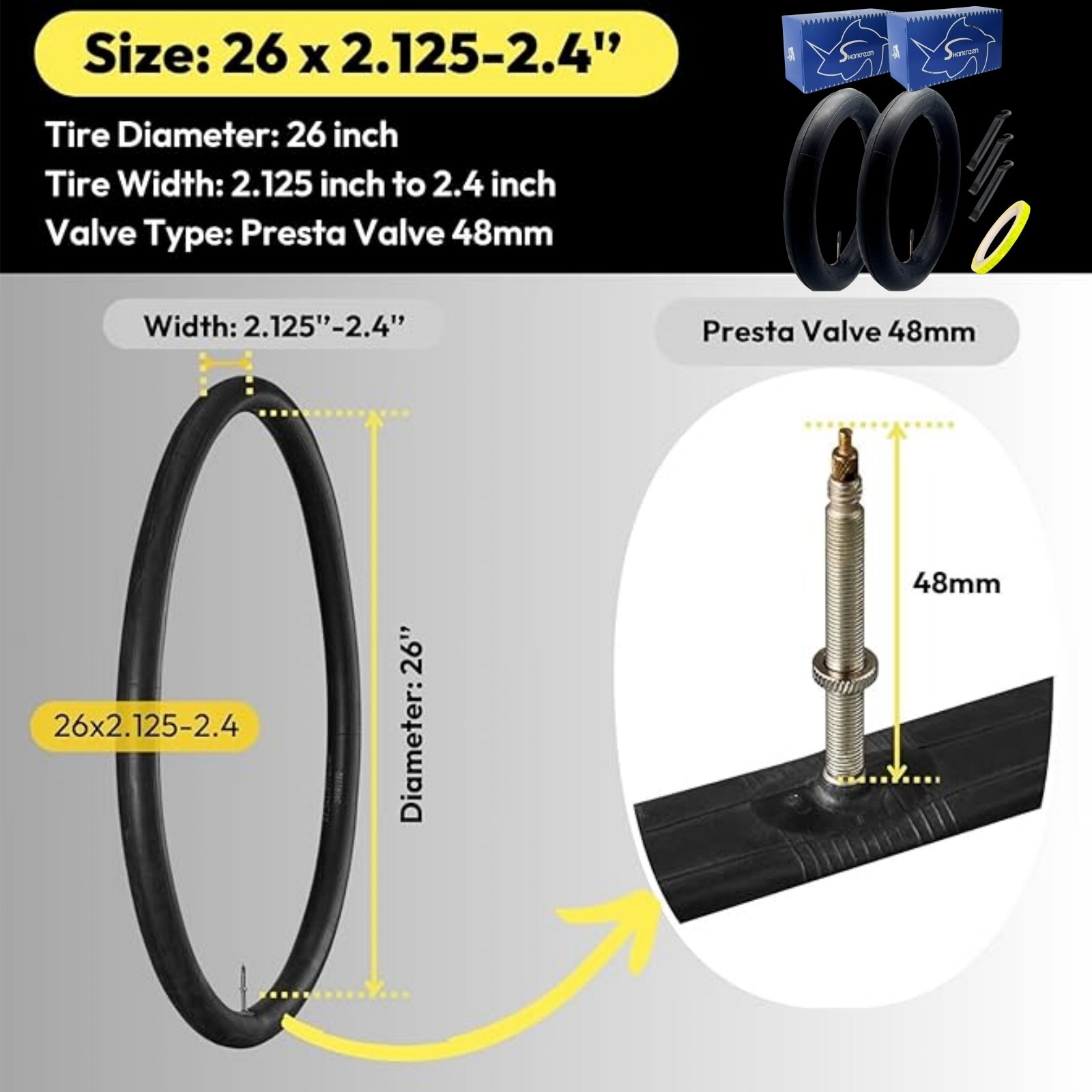 Bike Tube Pair Bcycle Tire