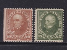 United States 1898 YV 127-128 UNG VF / CAT VALUE $320