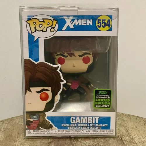 Funko Pop! Marvel X-Men 554 Gambit ECCC 2020 Spring Convention Exclusive MINT