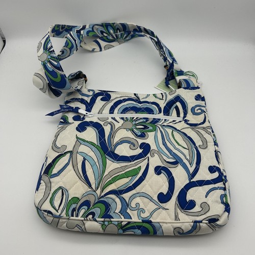 Hipster Vera Bradley Mediterraneo Bianco Nuovo Con Etichette - Foto 6 di 8
