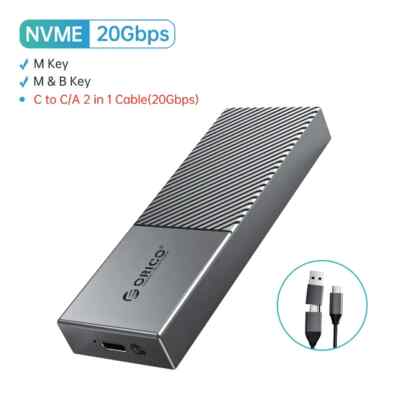 ORICO USB4 NVMe SSD Enclosure 40Gbps PCIe3.0x4 M.2 SSD Case