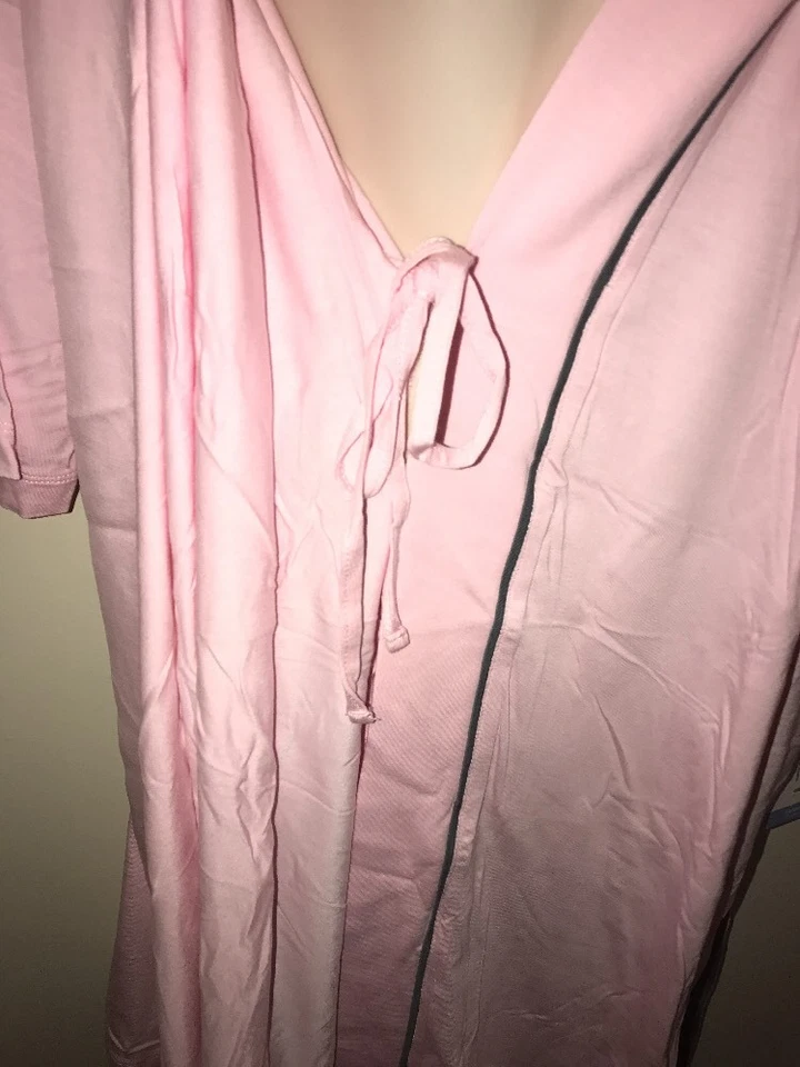 JOCKEY Mujer Moderna Primavera Poesía Bata Envolvente "ROSA EN POLVO" L NUEVO CON ETIQUETAS Lencería Sexy Foto 4 de 4